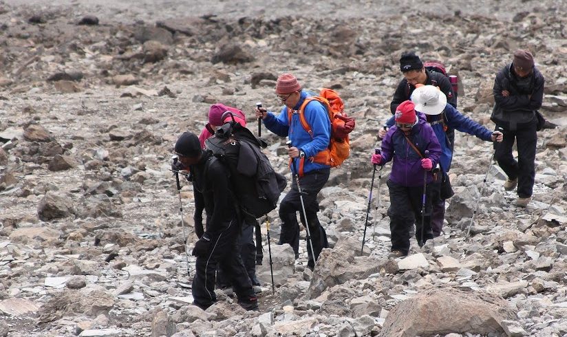 6 days machame route